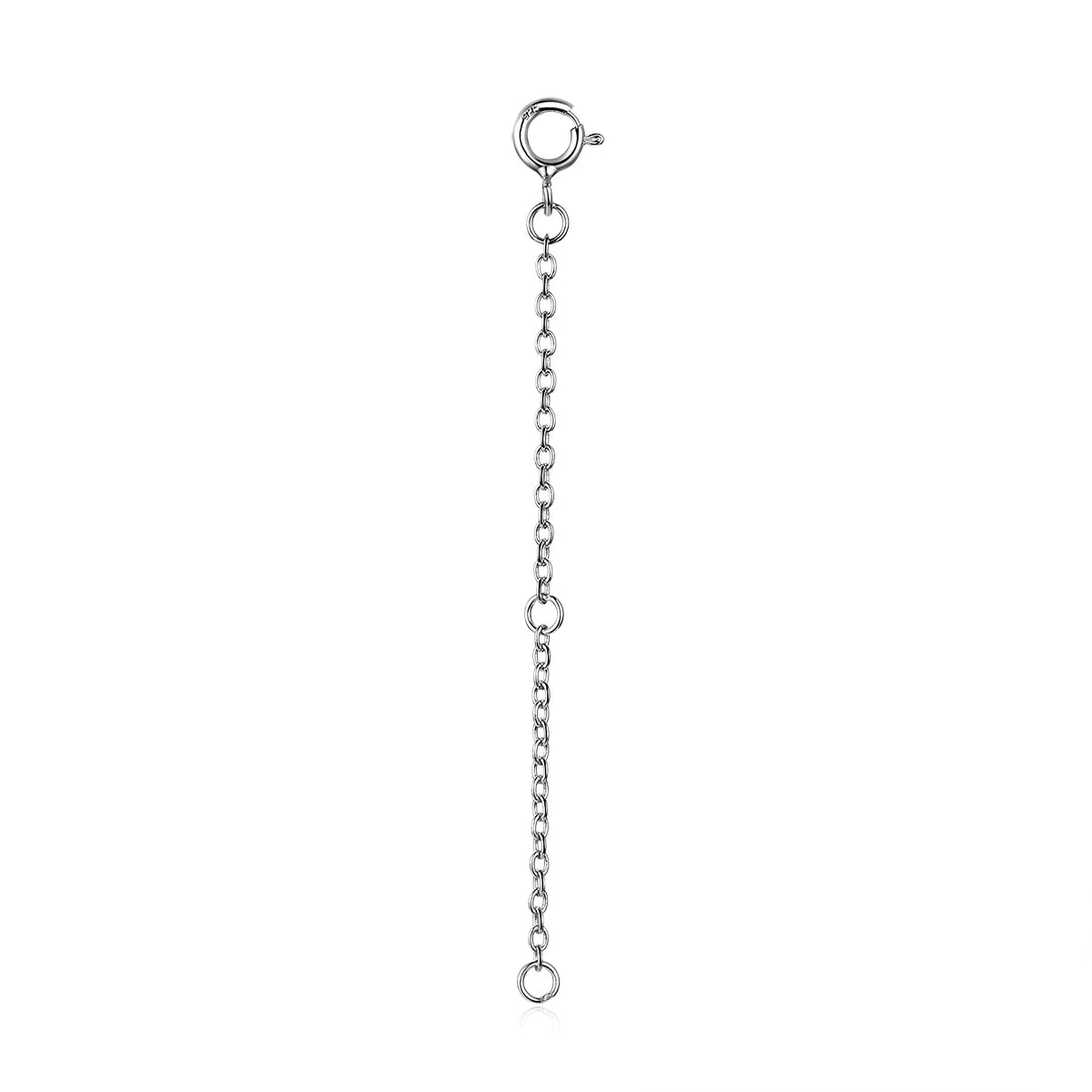 Jewelry Planet 14K Gold Plated 925 Sterling Silver Extended Chains with Lobster Clasps for DIY Necklace Extension Chain Jewelry Making