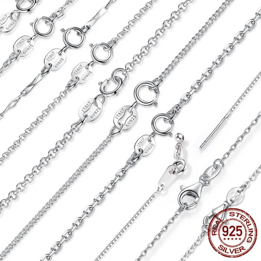 Jewelry Planet Classic Basic O-chain 100% 925 Sterling Silver Lobster Clasp Adjustable Necklace Box Chain Fashion Jewelry for Women
