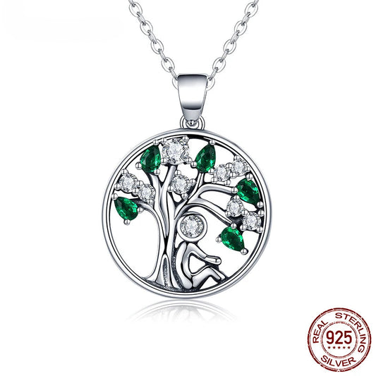 Jewelry Planer 925 Sterling Silver Tree of Life Necklace for Women, 14K Gold Plated Lucky Tree Pendant Necklaces Jewelry for Girlfriend