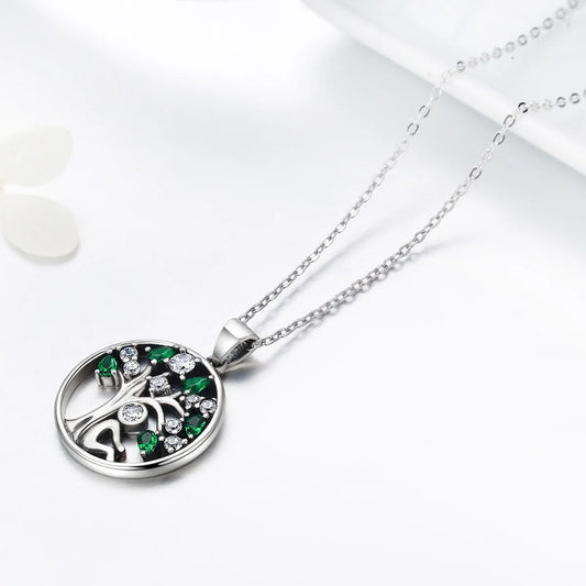 Jewelry Planer 925 Sterling Silver Tree of Life Necklace for Women, 14K Gold Plated Lucky Tree Pendant Necklaces Jewelry for Girlfriend